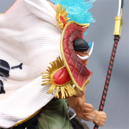 2025 38cm One Piece  Anime Figure Whitebeard Pirates Famous Naval Battle Scene Can Emit Light Peripheral Model Desktop Gift Toy