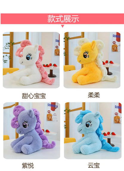 Anime My Little Pony Prototype Plush Doll Soft Pillow Girl Heart Fluttershy Sofa Ornaments Children'S Toys Birthday Gifts Custom