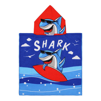 Baby Bathing Towels Boys Hooded Microfiber Minnie Bath Robes for Girls Kids Beach Towel Stitch Mickey Cape Towels Poncho