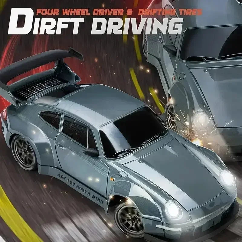 RC Drift Car 1/24 4WD High Speed Remote Control Electric Racing Vehicle for Kids Boys Christmas Gifts