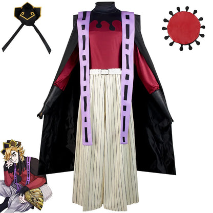 Kimetsu No Yaiba Douma Cosplay Costume Set Polyester