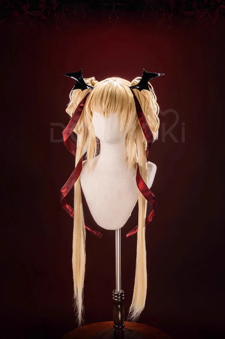Tsukiyomi Utau Doujin Cosplay Costume Anime Shugo Chara! DokiDoki-R Halloween Devil Angel Utau Cosplay