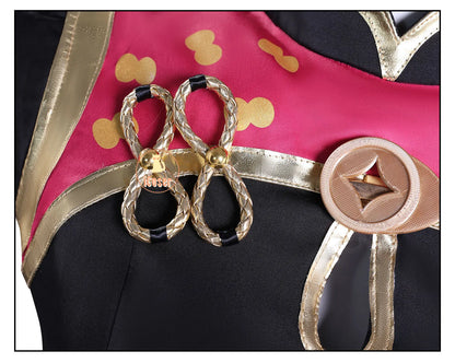 Zenless Zone Zero Sweety Cosplay Costume Wig Cheongsam Uniform Headwear Sunglasses Yum Cha Sin Halloween for Women Girls iCoser