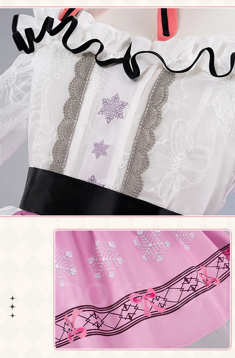 IN STOCK Nikki Cosplay Costume Game Infinity Nikki【S-3XL】DokiDoki-N Women Pink Blue Dress Nikki Cosplay Plus Size