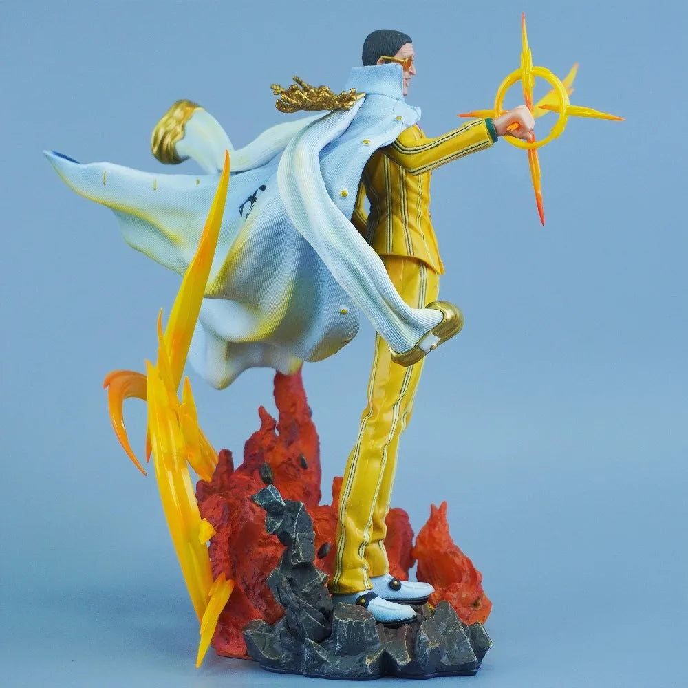 27.5cm Anime One Piece Borsalino PVC Action Figure Statue Desktop Ornament Model Toy Gift - With Box