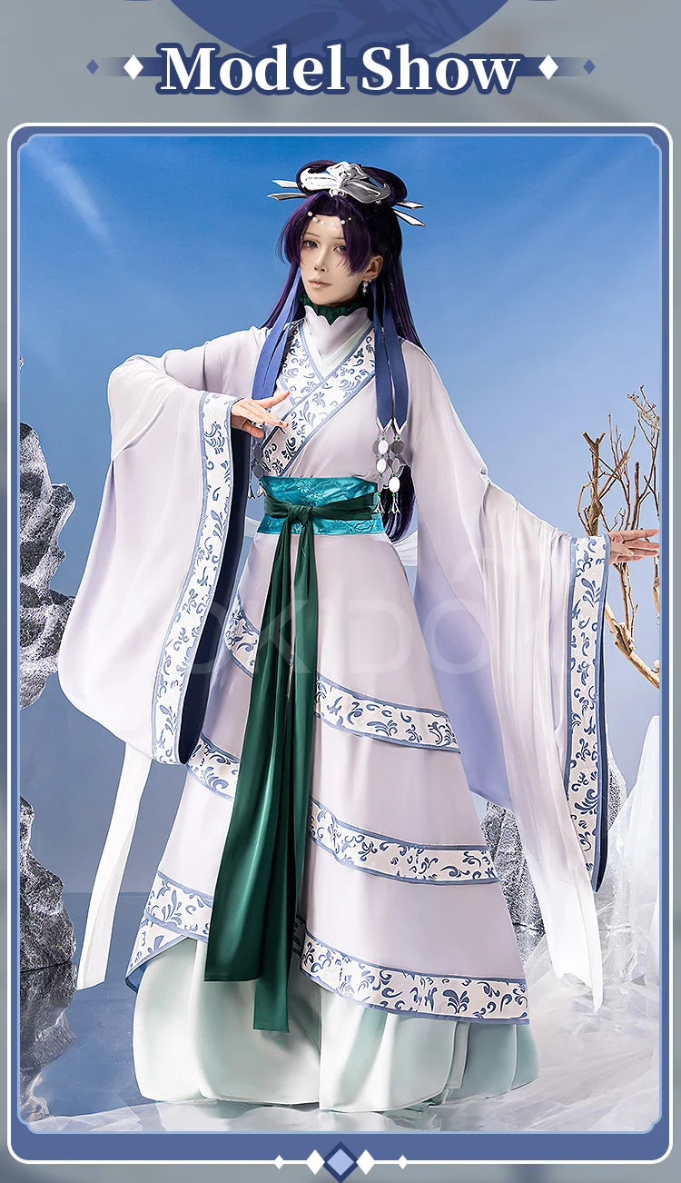 IN STOCK Jinshi Moon Fairy Cosplay Costume Anime The Apothecary Diaries【XS-4XL】DokiDoki-R Halloween Costume Jinshi Plus Size