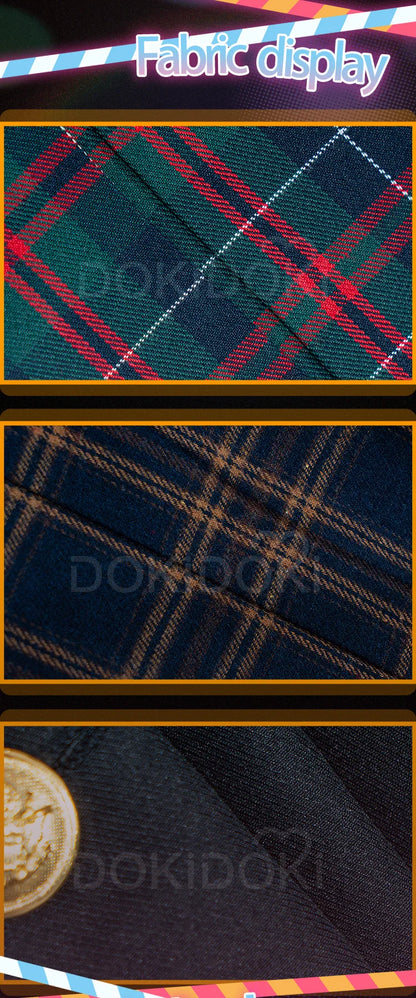 Stocking/Panty Cosplay Costume Anime Cosplay 【S-2XL】DokiDoki-R Female Cute School Uniform Stocking Panty Cosplay Plus Size