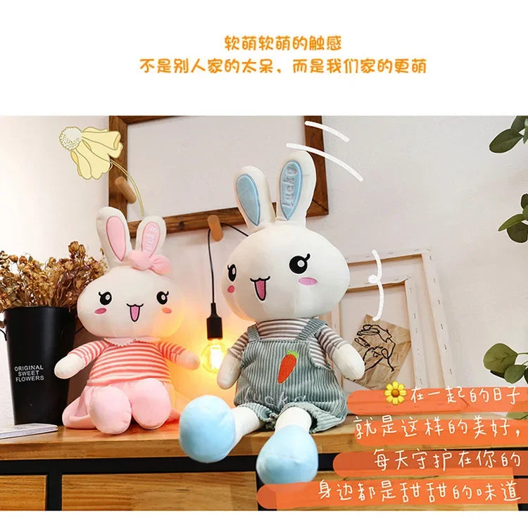 45-130cm Cute Long Legs Rabbit Plush Toy Stuffed Soft Animal Bunny Doll Baby Kids Toys Birthday Gift Christmas Present for Girl