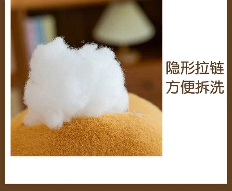 New Kawaii 50cm Plush Toy Capybara Police Stuffed Animal Pillow Cute Plush Doll for Kids Birthday Christmas Gift