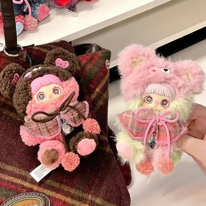 Maymei Tiny Bear Cookie Series Plush Blind Box Keychain Doll Backpack Pendant Desktop Ornament Decoration Figure Model Girl Gift