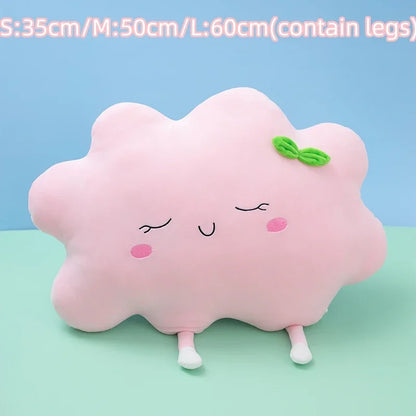 Soft Rainbow Star Plush Sun Cloud Plush Pillow Smile Face Soft Tulip Flower Cushion Girl Room Sofa Home Decor Christmas