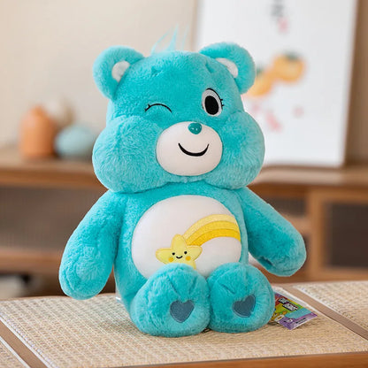 Rainbow Bear Plush Cute Anime Teddy Bear Toy Big Size Stuffed Doll Soft Cushion Kawaii Room Decor Pillow Xmas Gifts