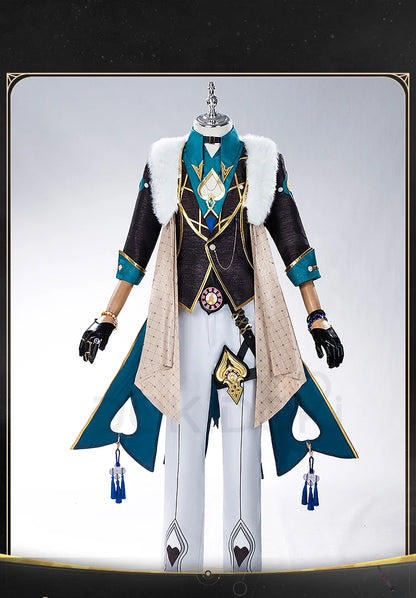 Aventurine Cosplay Costume Game Honkai: Star Rail Cosplay【XS-3XL】 DokiDoki-N Honkai Sha Jin Cosplay Halloween Suit Plus Size