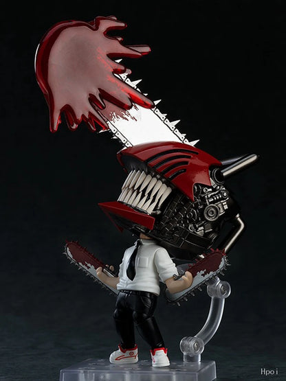 10cm Chainsaw Man Anime Figure Denji Pochita Power Action Figure PVC Chainsaw Man Denji Figurine Adult Collection Model Doll Toy