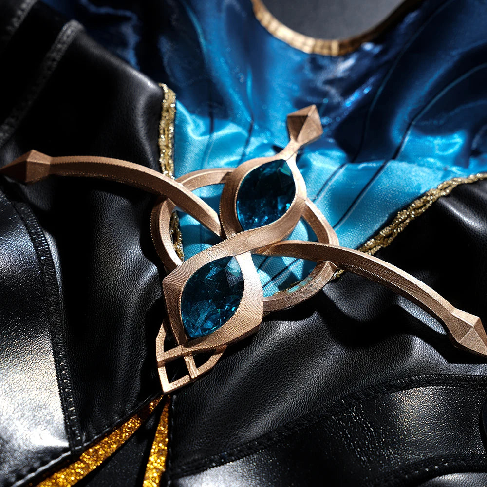 iCoser Honkai Star Rail Anaxa Cosplay Costume Wig Uniform Outfit Anaxagoras Grove of Epiphany Amphoreus Halloween for Women Men