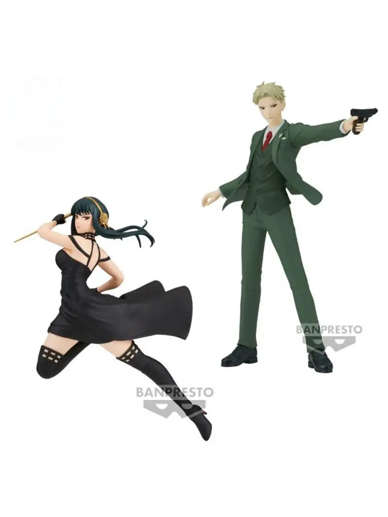 Banpresto In Stock Original Spy Family Vibration Stars Loid Forger Yor Forger Anime Action Figure Model Boxed Toys Gift Genuine