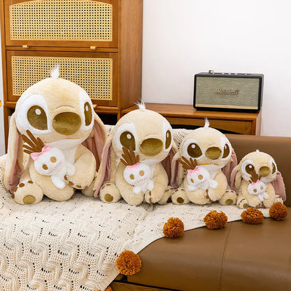 25/60CM Golden Disney Lilo and Stitch Plush Toy Cartoon Anime Stuffed Kawaii Stich Scrump Doll Plushie Kids Birthday Xmas Gifts