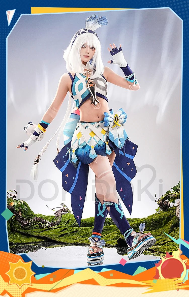 IN STOCK Mualani Cosplay Costume Game Genshin Impact【S-3XL】DokiDoki-SR Natlan Mualani Metal Luminous Vision Plus Size