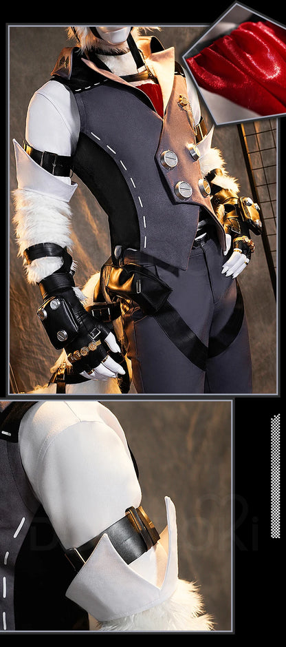 Von Lycaon Cosplay Costume Game Zenless Zone Zero【S-3XL】DokiDoki-R ZZZ Von Lycaon Ears Tail Halloween Plus Size