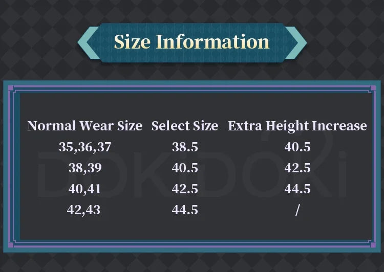 IN STOCK Women Cosplay Props 18cm Heightening Shoes DokiDoki Women Daily 12cm 11cm 18cm 22cm Black White Boots Shoes Halloween