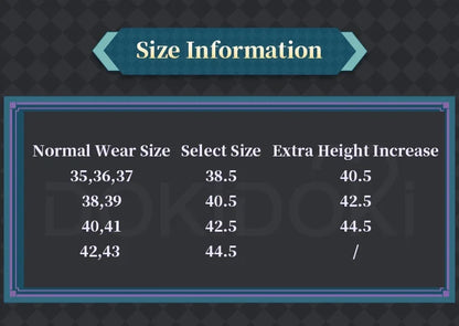 IN STOCK Women Cosplay Props 18cm Heightening Shoes DokiDoki Women Daily 12cm 11cm 18cm 22cm Black White Boots Shoes Halloween