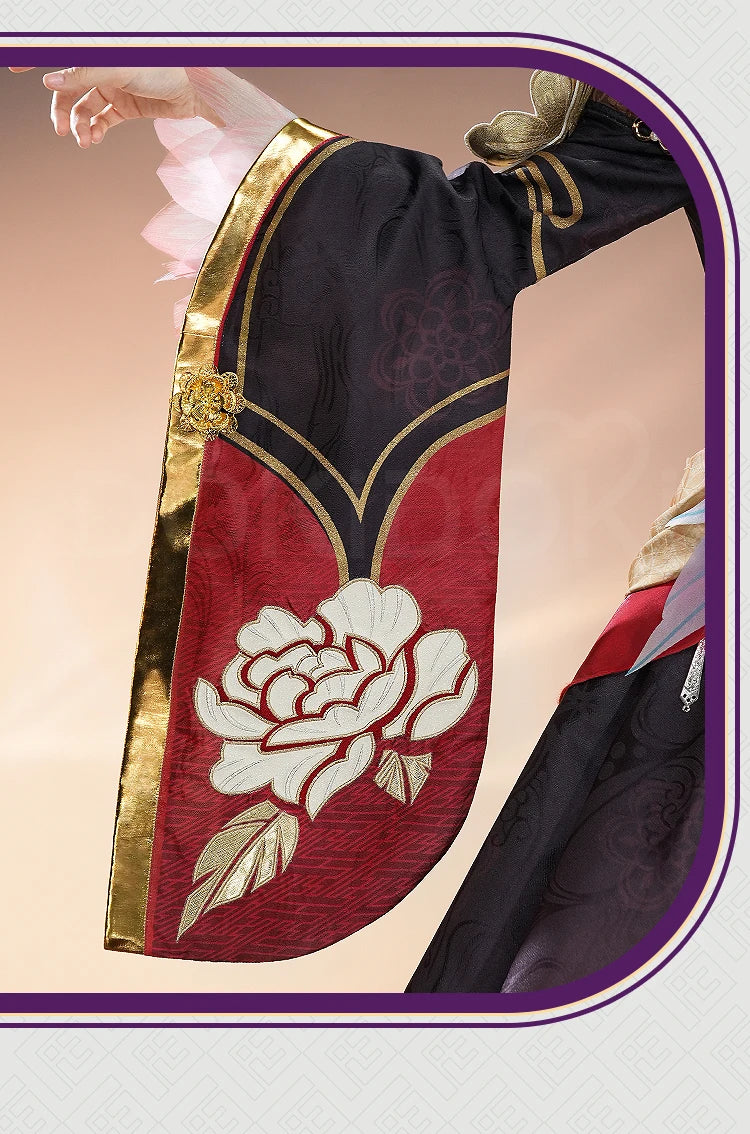 IN STOCK Fugue Cosplay Costume Game Honkai:Star Rail DokiDoki-SR Honkai Women Costume Tingyun Fugue Cosplay Ears Tail Christmas