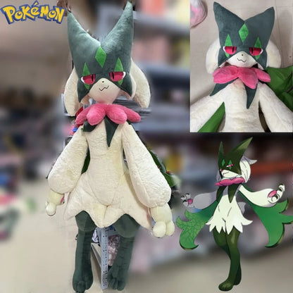 170CM Meowscarada Plushies NEW Pokemon Peluche Kawaii Cartoon Anime Stuffed Ornament Comfortable Soft Doll Children Toy Gift