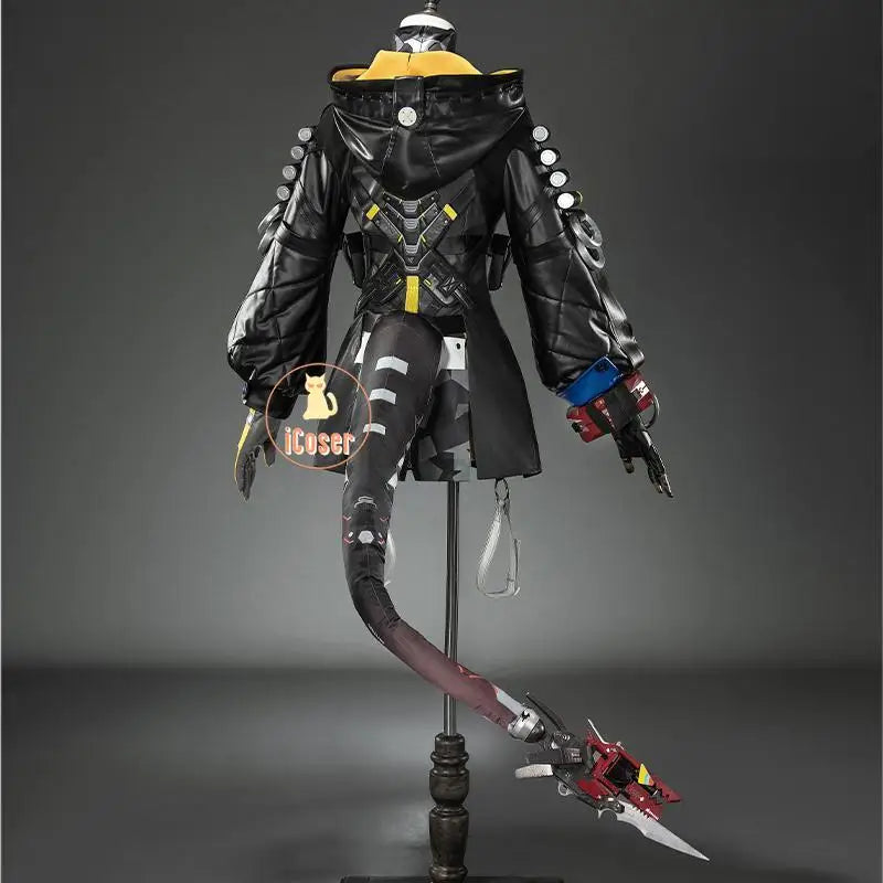 Zenless Zone Zero Orphie Cosplay Costume Wig Uniform Hat Headwear Ear Obol Squad Halloween Party for Women Girls Carnival iCoser