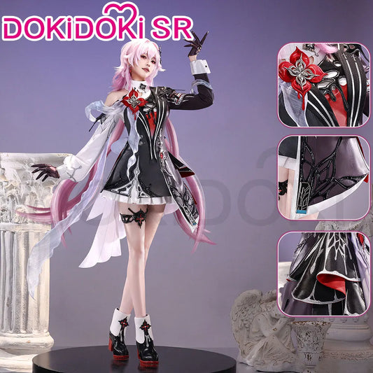 IN STOCK Evernight Cosplay Costume Game Honkai: Star Rail【S-2XL】DokiDoki-SR HSR March 7th SP Halloween Plus Size