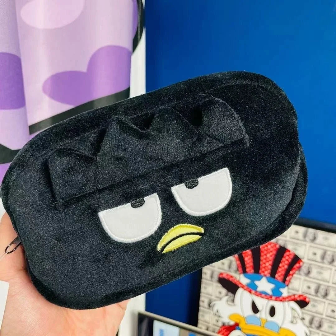 Large Capacity Storage Bags Plush Bag Kuromi My Melody Cinnamoroll BADBADTZ-MARU Cosmetic Bag High Quality Pencil Case Gift Girl