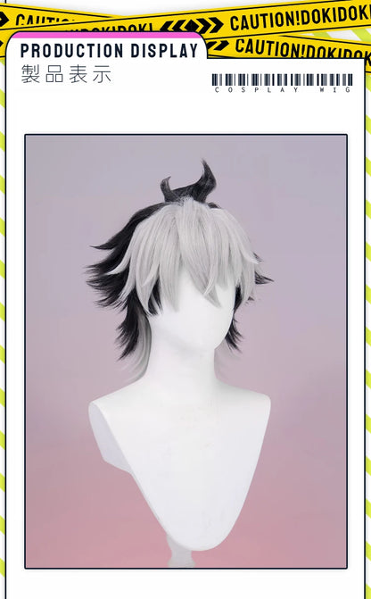 IN STOCK Komano Manato Lighter Wig Game Zenless Zone Zero Cosplay DokiDoki 32cm Short Hair ZZZ Sons of Calydon Cosplay Free Wig