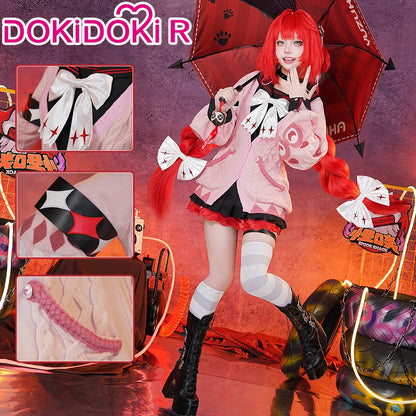 Ukinami Yuzuha Cosplay Costume Game Zenless Zone Zero DokiDoki-R ZZZ Women Cute Sweater Halloween Cosplay
