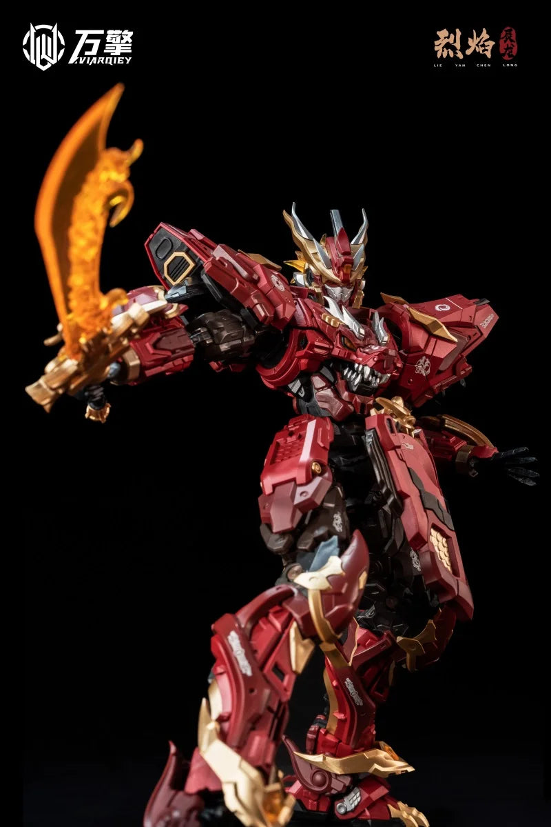 Bandai Lie Yan Chen Long Fire Dragon Model Kit 1/200 ABS Metal Frame