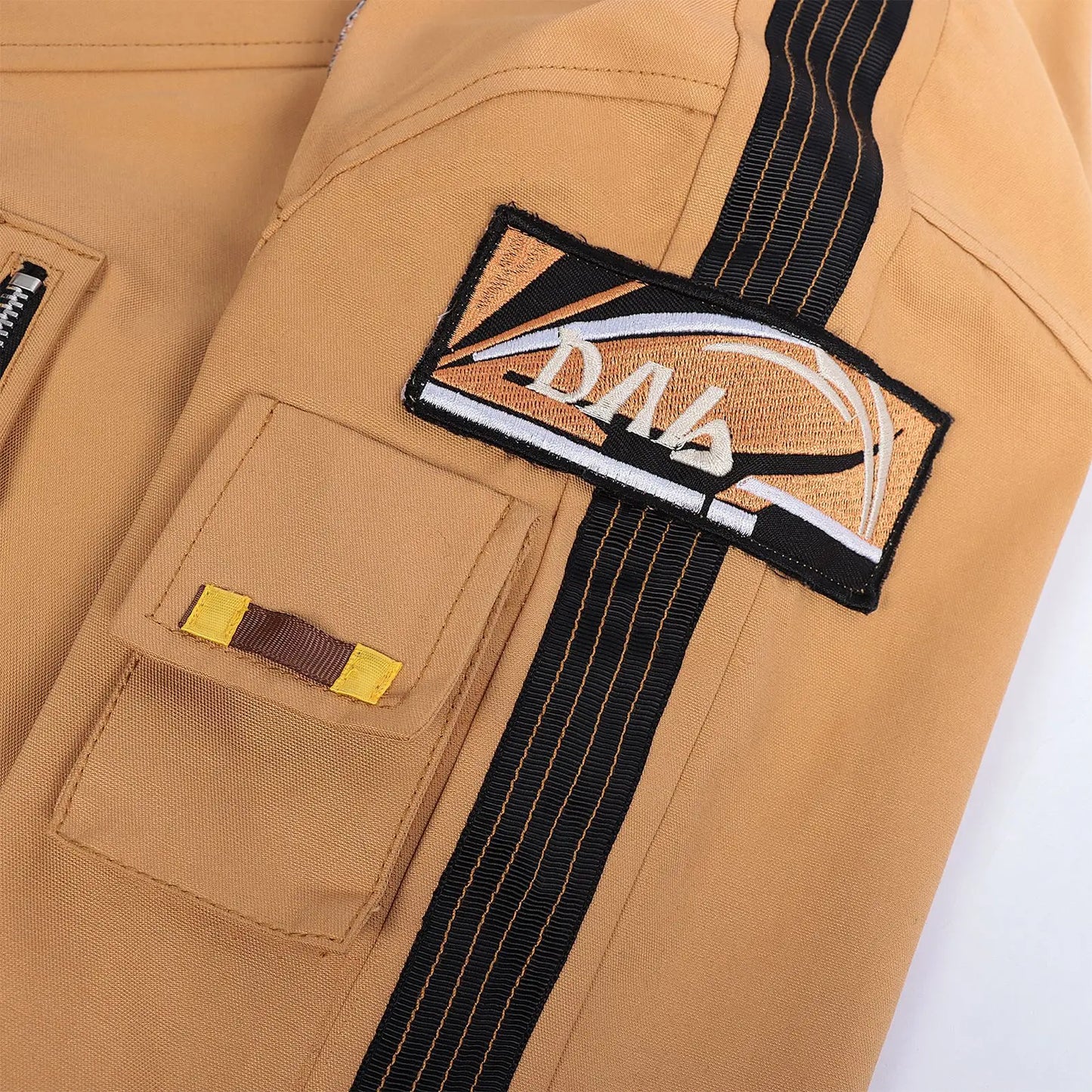 Love and Deepspace Caleb Cosplay Costume Wig Brown Flying Jacket Supersonic Uniforms Halloween Party for Women Men Outfit Props