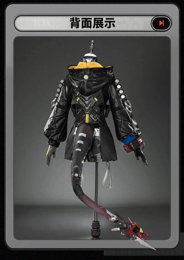 Zenless Zone Zero Orphie Cosplay Costume Wig Uniform Hat Headwear Ear Obol Squad Halloween Party for Women Girls Carnival iCoser