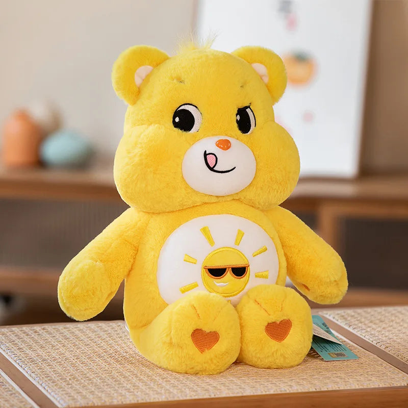Rainbow Bear Plush Cute Anime Teddy Bear Toy Big Size Stuffed Doll Soft Cushion Kawaii Room Decor Pillow Xmas Gifts