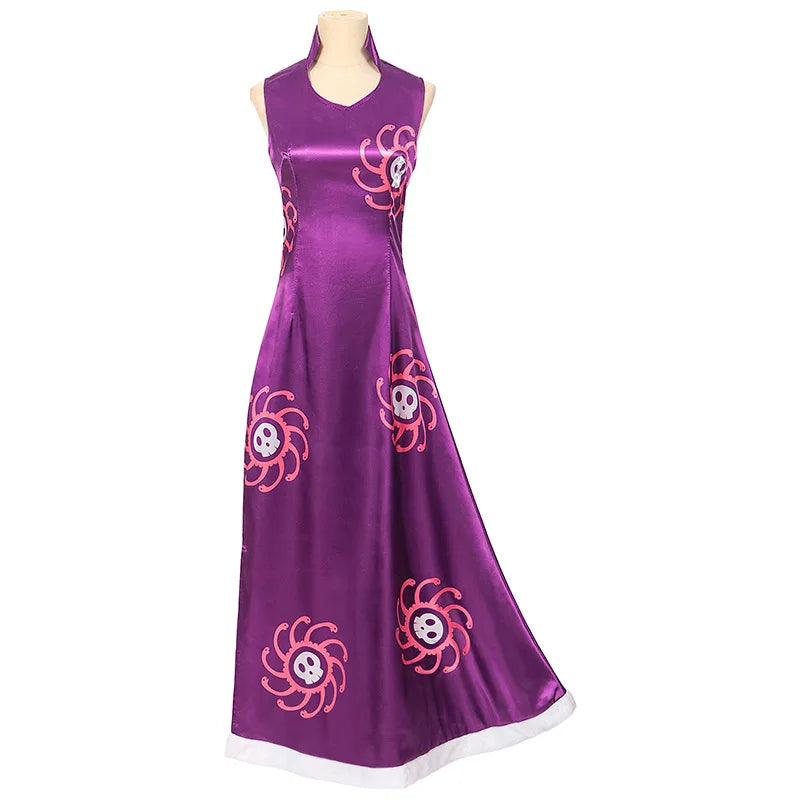 One Pieces Boa Hancock Cosplay Costume Women Polyester Set