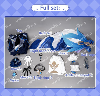 LAST BATCH UWOWO Furina Cosplay Costume GAME Genshin Impact Furina Focalors Hydro Archon Fontaine Rococo Furina Cospaly Outfit