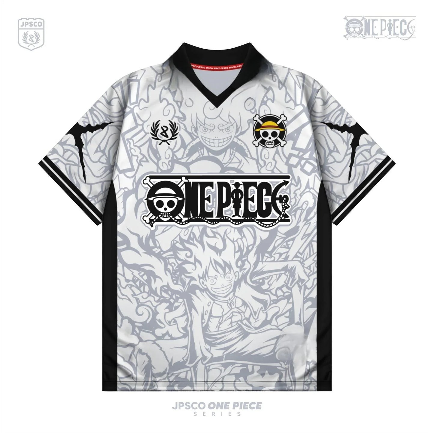 Fashion Vintage Retro Full Printing T-shirt Series Anime One Piece Anime Y2k Korean Style Kpop Baseball Hockey Unisex Tops Tees