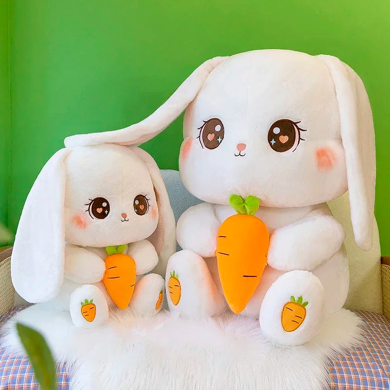 Radish Rabbit Doll Plush Toy Cute Doll Soft Stuffed Animal Sleeping Pillow Cushion Christmas Gifts for Kids and Girls