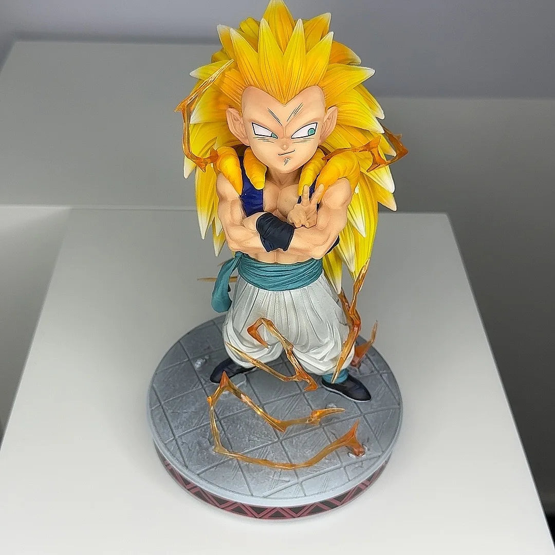 Dragon Ball Z Figures Super Saiyan Gotenks Anime Figurine Ghost Squad Model Statue Doll Collection Decoration Kids Toys Gift