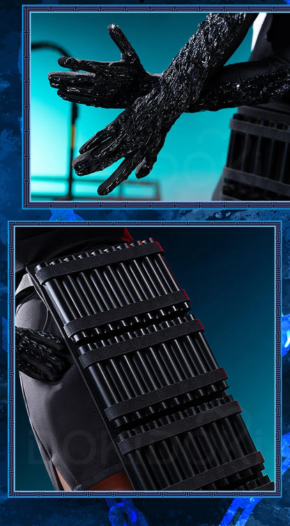 Rezee Demon Cosplay Props Anime DokiDoki Women Black Gloves Vest Apron Device Devil Props Halloween Cosplay Accessories