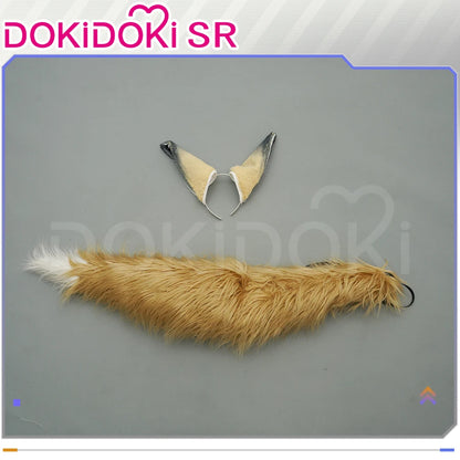 IN STOCK Vulpisfoglia Cosplay Costume Game Arknights DokiDoki-SR Vulpisfoglia Ears Tail Women Halloween Costume