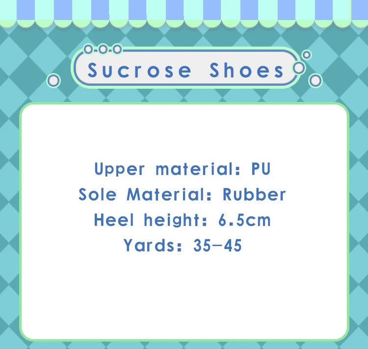 UWOWO Genshin Impact Shoes Sucrose Shoes Anemo Mondstadt Female Cosplay Shoes