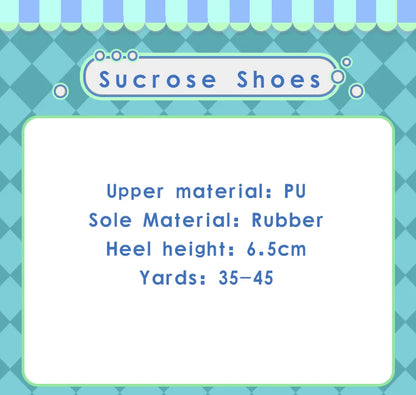 UWOWO Genshin Impact Shoes Sucrose Shoes Anemo Mondstadt Female Cosplay Shoes