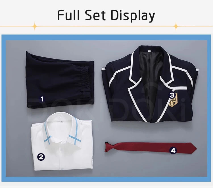 Kiriko Yuuki Asuna Cosplay Costume Anime Sword Art Online【XS-2XL】DokiDoki-R School Uniform Kiriko Cosplay