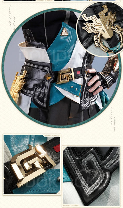 Dan Heng IL Permansor Terrae Cosplay Costume Game Honkai: Star Rail【S-2XL】DokiDoki-SR Danheng Tail Halloween Cosplay Plus Size