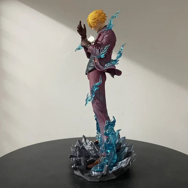 25cm One Piece Sanji Standing Anime Figure PVC Model Collectible Statue Gift Toy