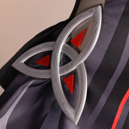 Genshin Impact Ronova Cosplay Costume Wig Dress Uniform Headwear Four Shades Halloween Party Women Girls Carnival Props iCoser