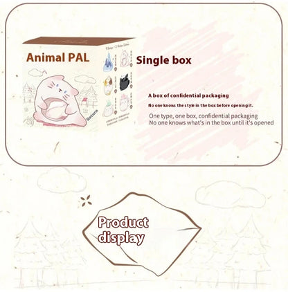 Creative Animal PAL Crystal Blind Box Cute Desktop Decoration Resin Craftwork Wholesale New Model Display Piece Toy & Hobbies